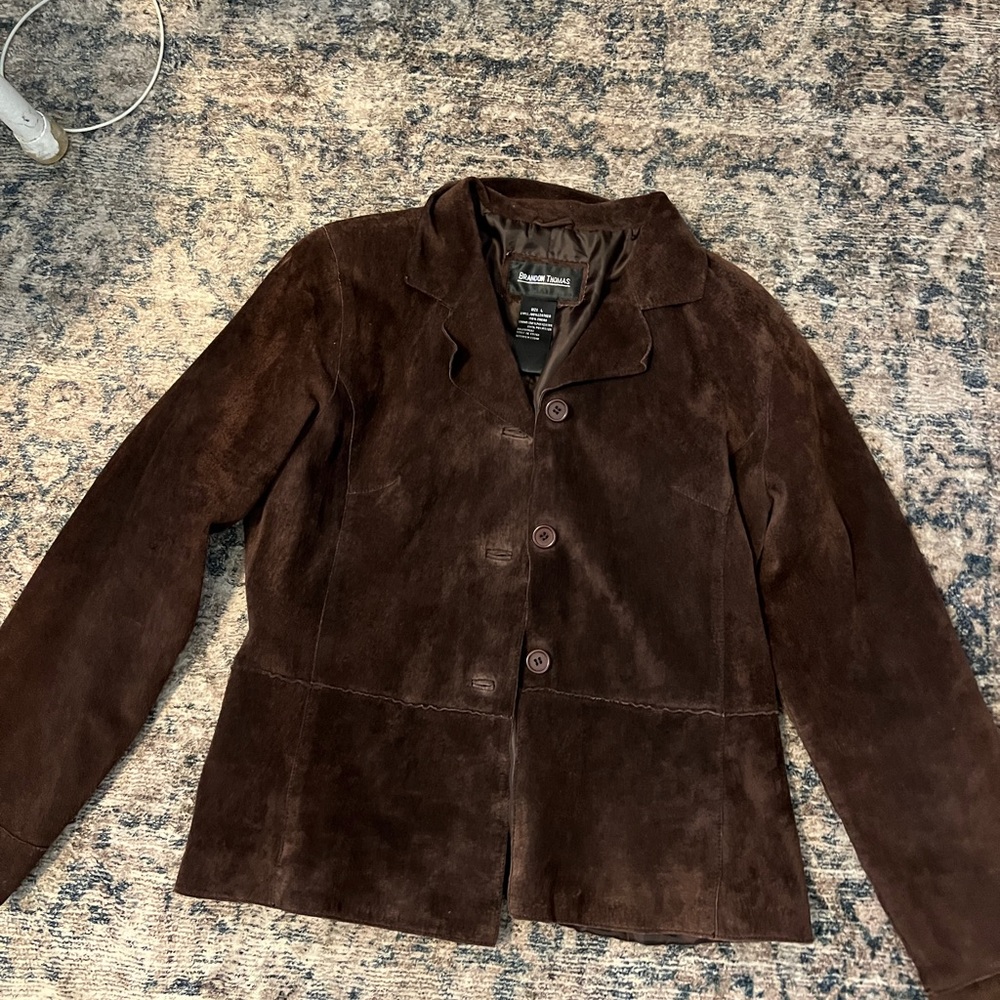 Brown Suede Women's Jacket